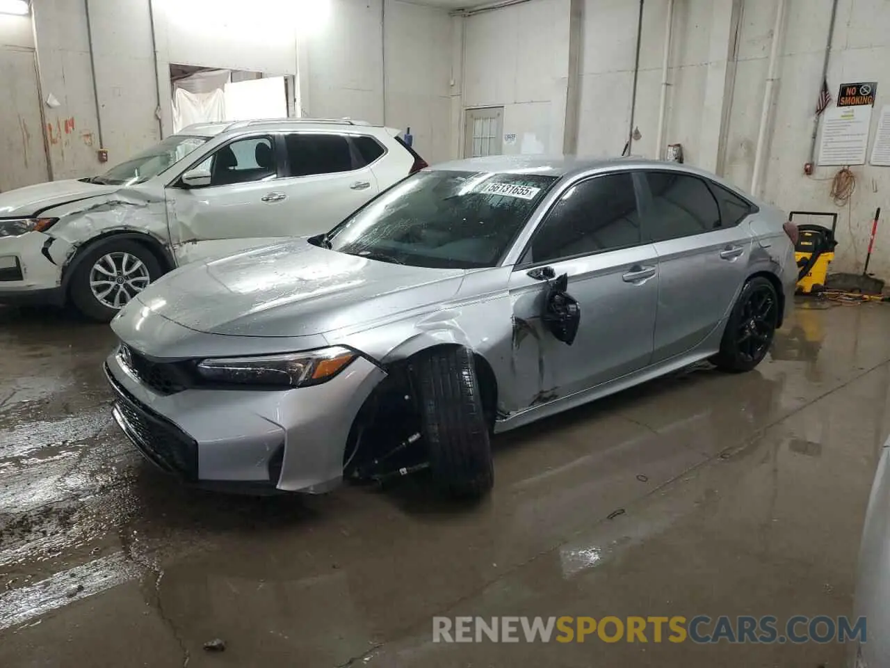 1 Photograph of a damaged car 2HGFE2F51SH563150 HONDA CIVIC 2025