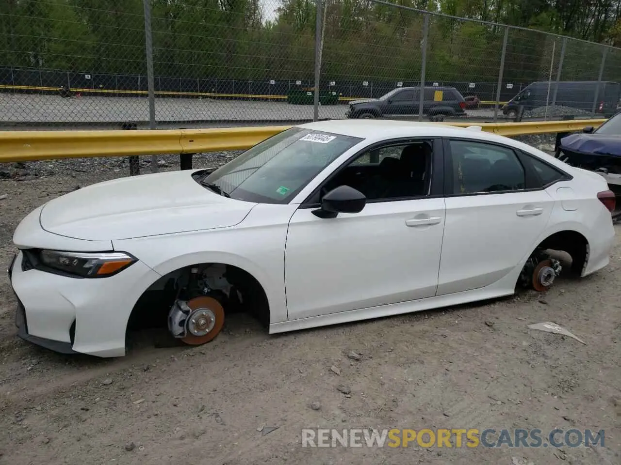 1 Photograph of a damaged car 2HGFE2F51SH564752 HONDA CIVIC 2025