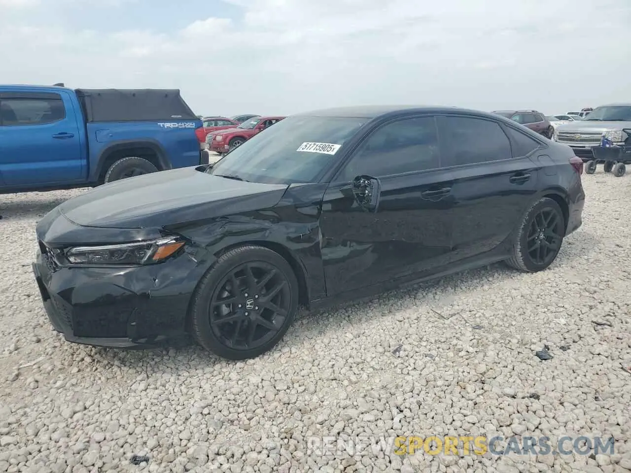 1 Photograph of a damaged car 2HGFE2F51SH570874 HONDA CIVIC 2025