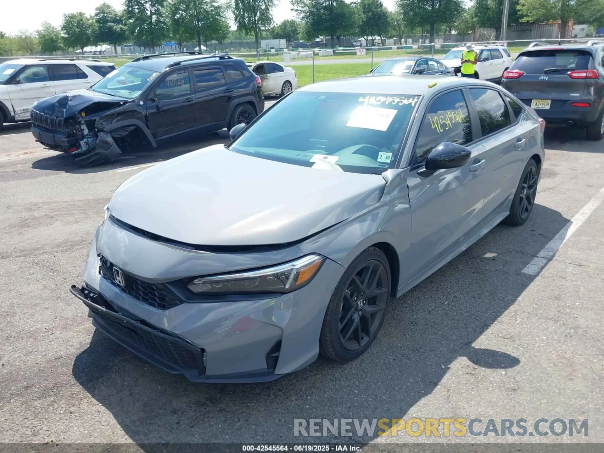 2 Photograph of a damaged car 2HGFE2F51SH573354 HONDA CIVIC 2025