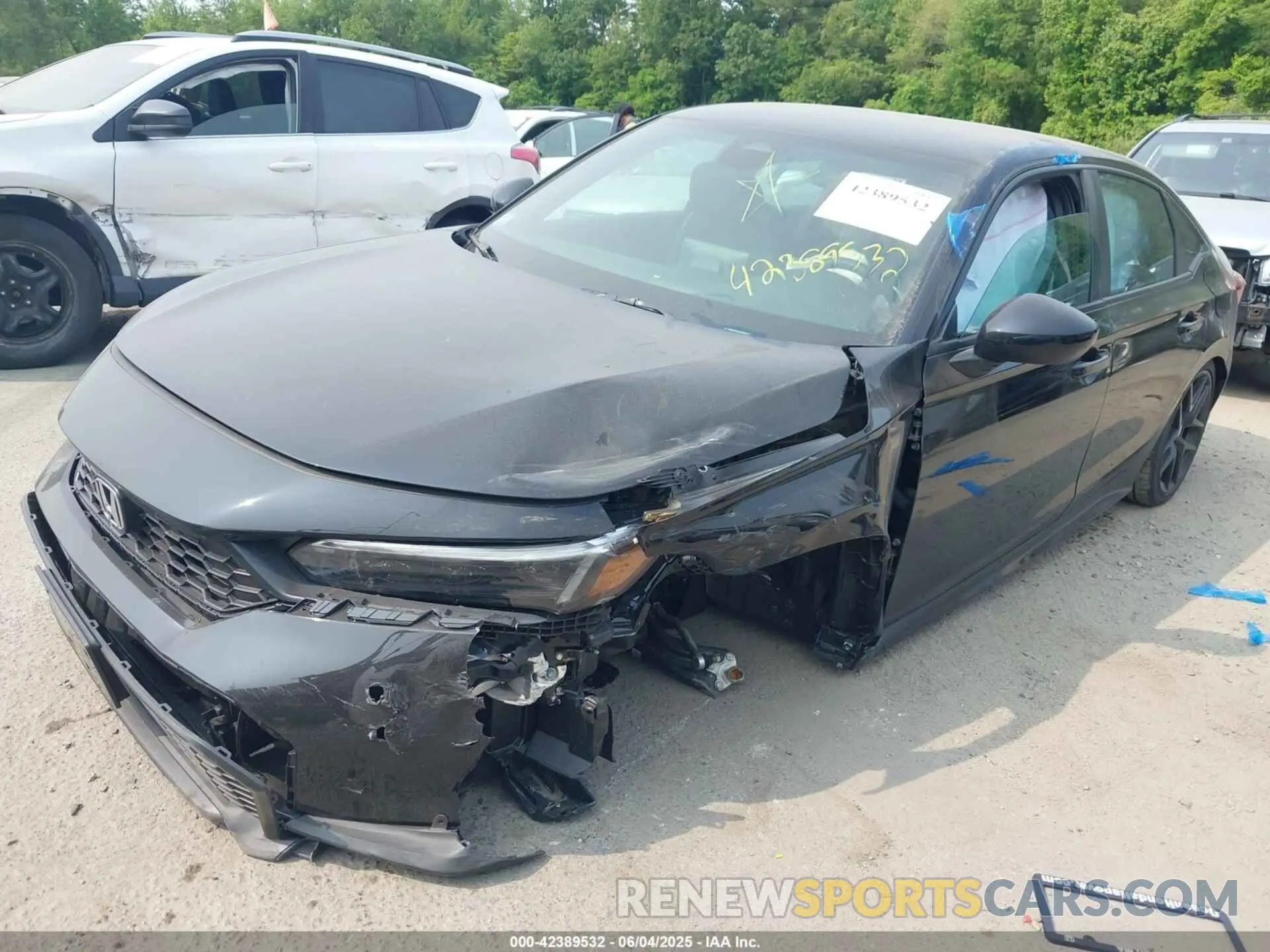 2 Photograph of a damaged car 2HGFE2F51SH586461 HONDA CIVIC 2025