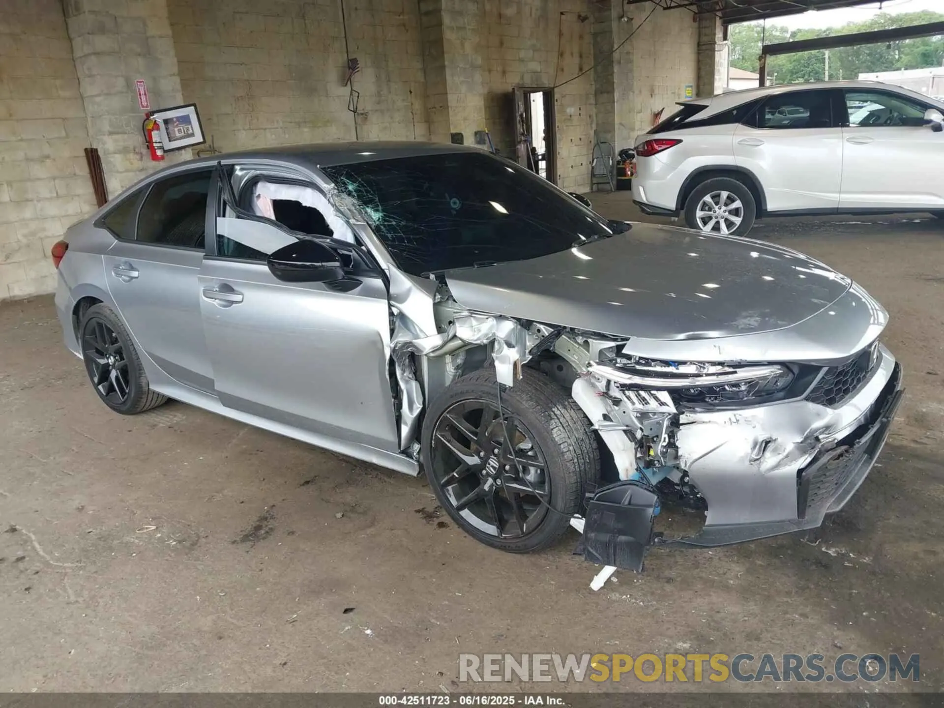 1 Photograph of a damaged car 2HGFE2F51SH595578 HONDA CIVIC 2025