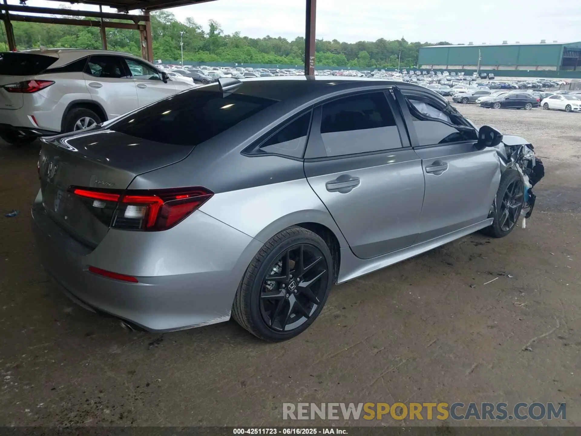 4 Photograph of a damaged car 2HGFE2F51SH595578 HONDA CIVIC 2025