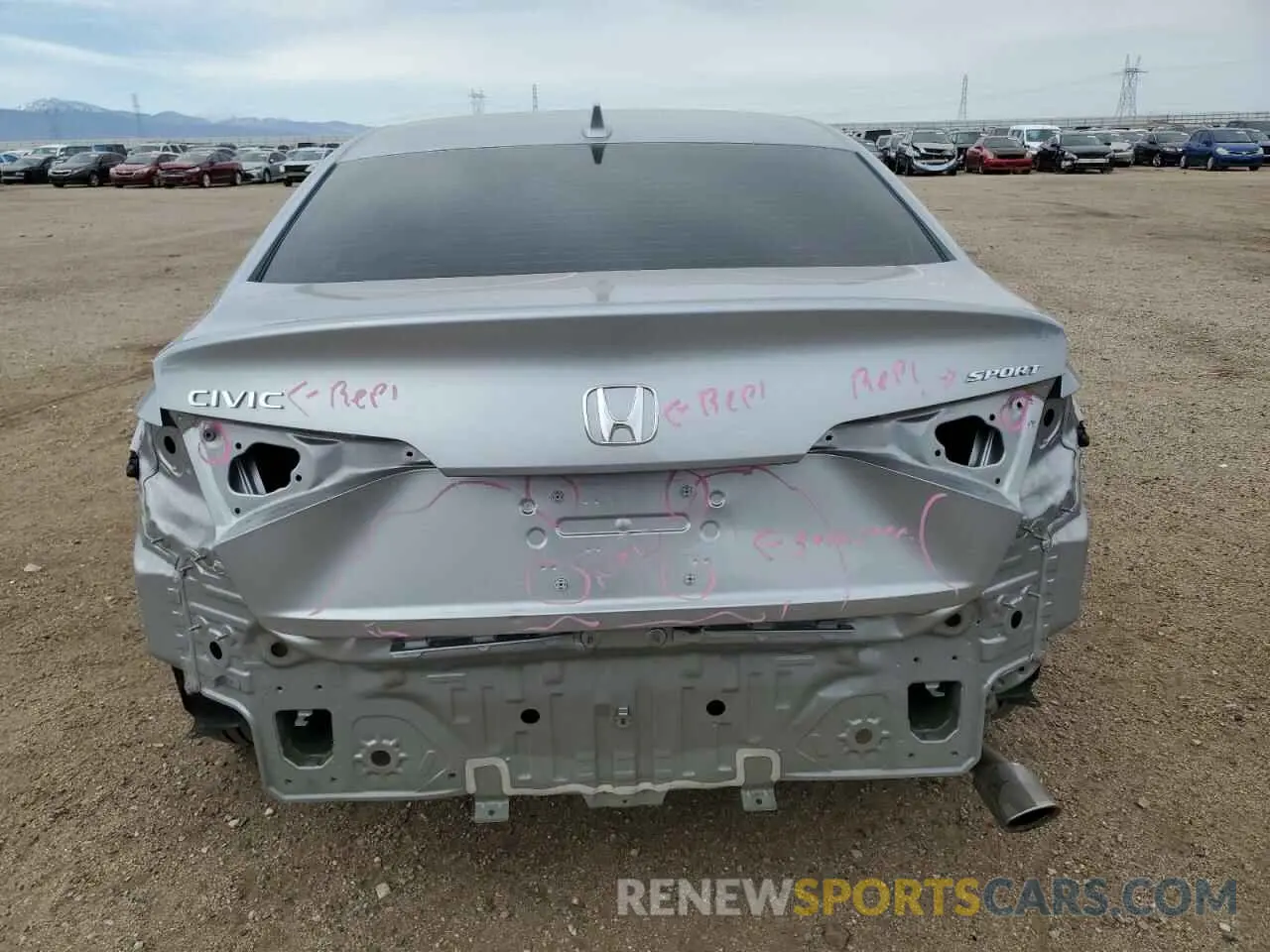 6 Photograph of a damaged car 2HGFE2F52SH505791 HONDA CIVIC 2025