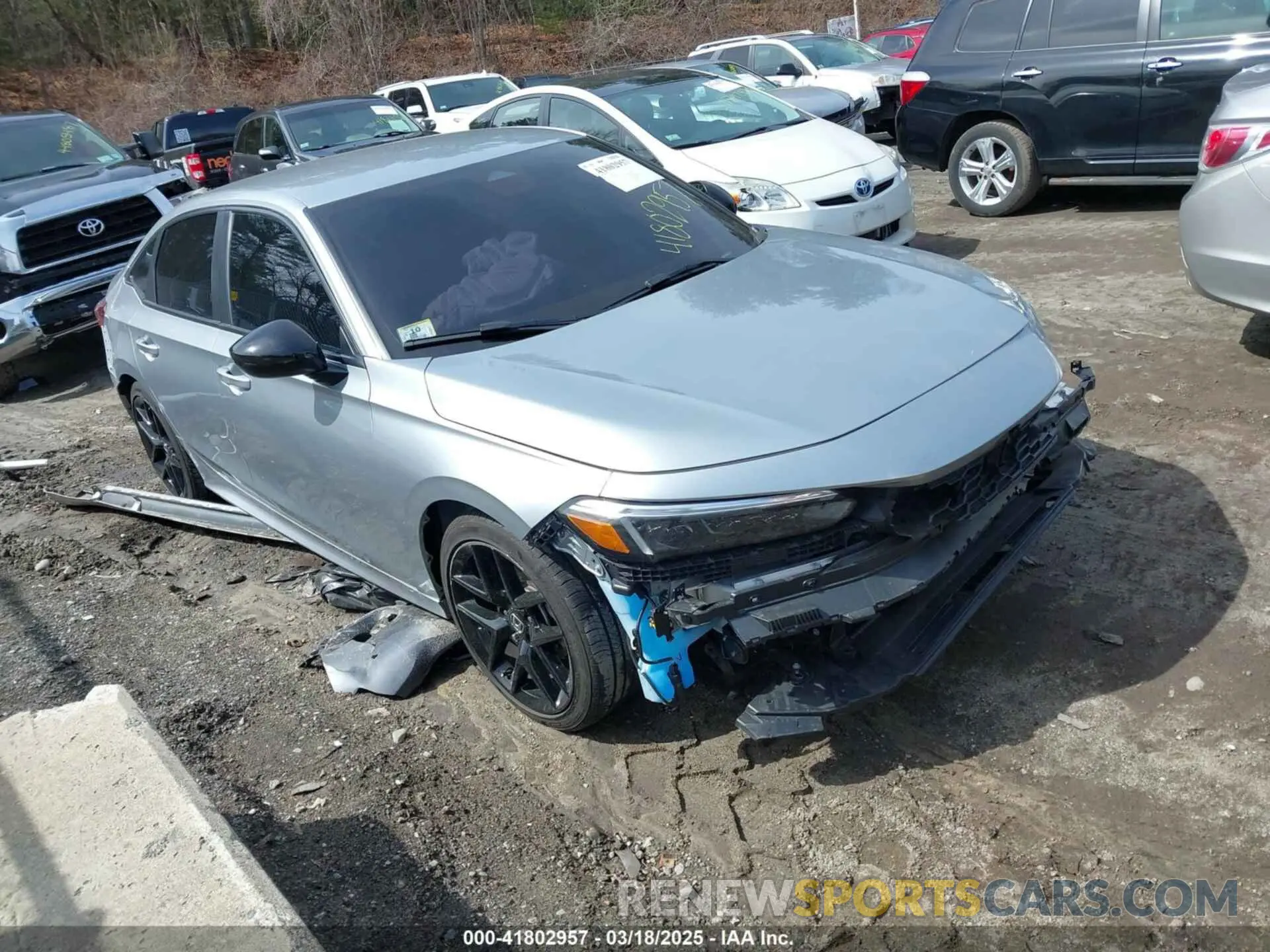 1 Photograph of a damaged car 2HGFE2F52SH513826 HONDA CIVIC 2025