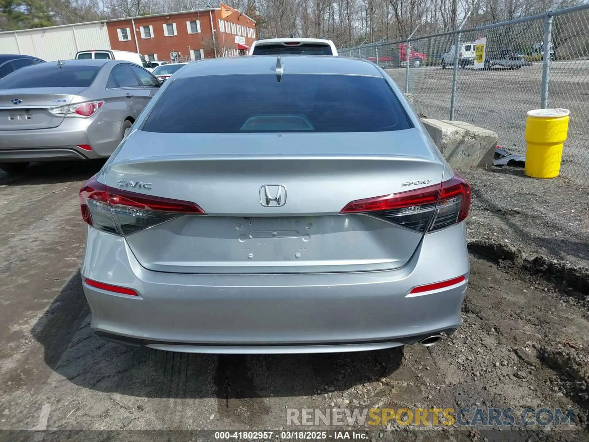 17 Photograph of a damaged car 2HGFE2F52SH513826 HONDA CIVIC 2025