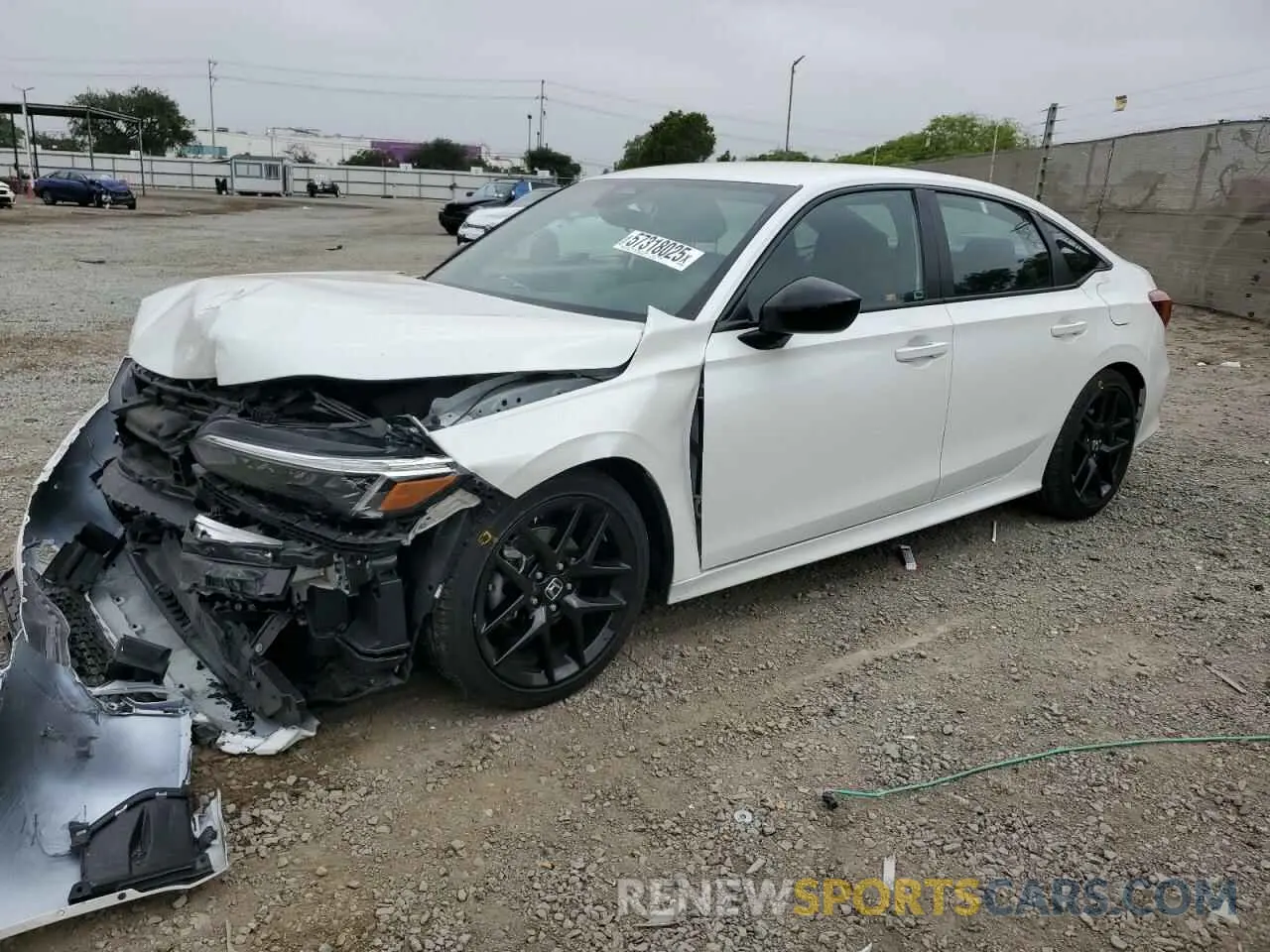 1 Photograph of a damaged car 2HGFE2F52SH523532 HONDA CIVIC 2025