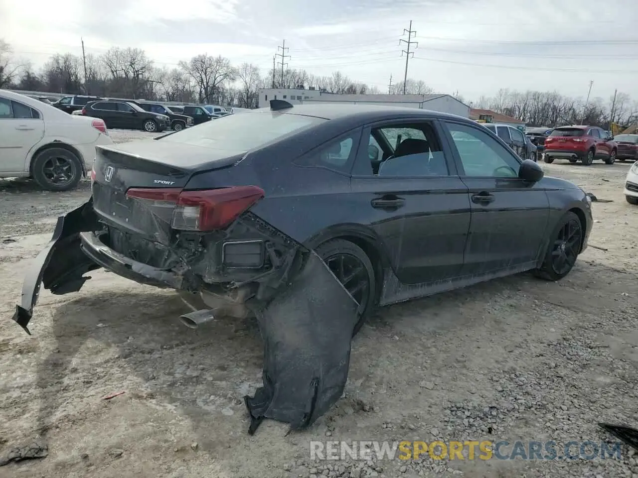 3 Photograph of a damaged car 2HGFE2F52SH535535 HONDA CIVIC 2025