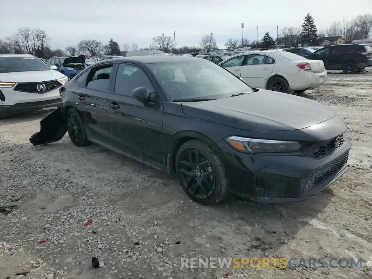 4 Photograph of a damaged car 2HGFE2F52SH535535 HONDA CIVIC 2025