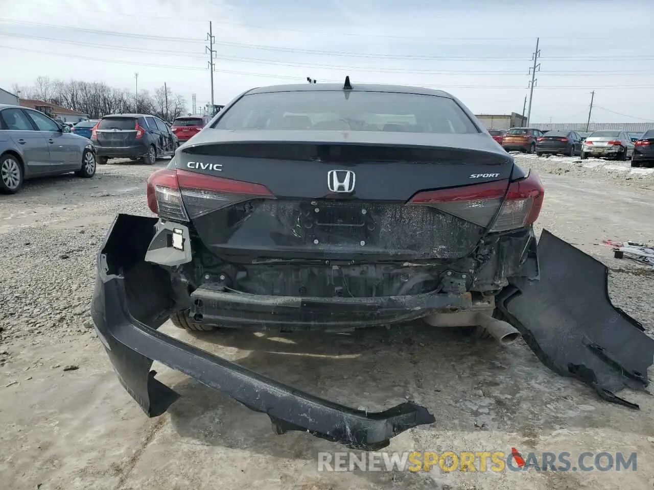 6 Photograph of a damaged car 2HGFE2F52SH535535 HONDA CIVIC 2025