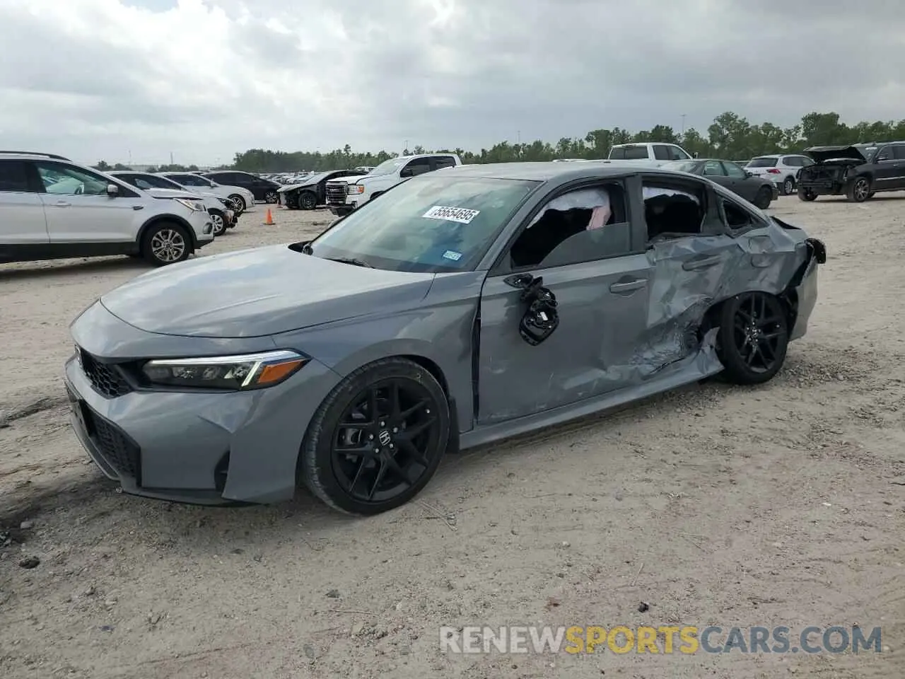 1 Photograph of a damaged car 2HGFE2F52SH563805 HONDA CIVIC 2025