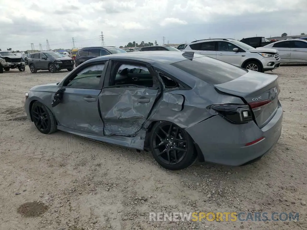 2 Photograph of a damaged car 2HGFE2F52SH563805 HONDA CIVIC 2025