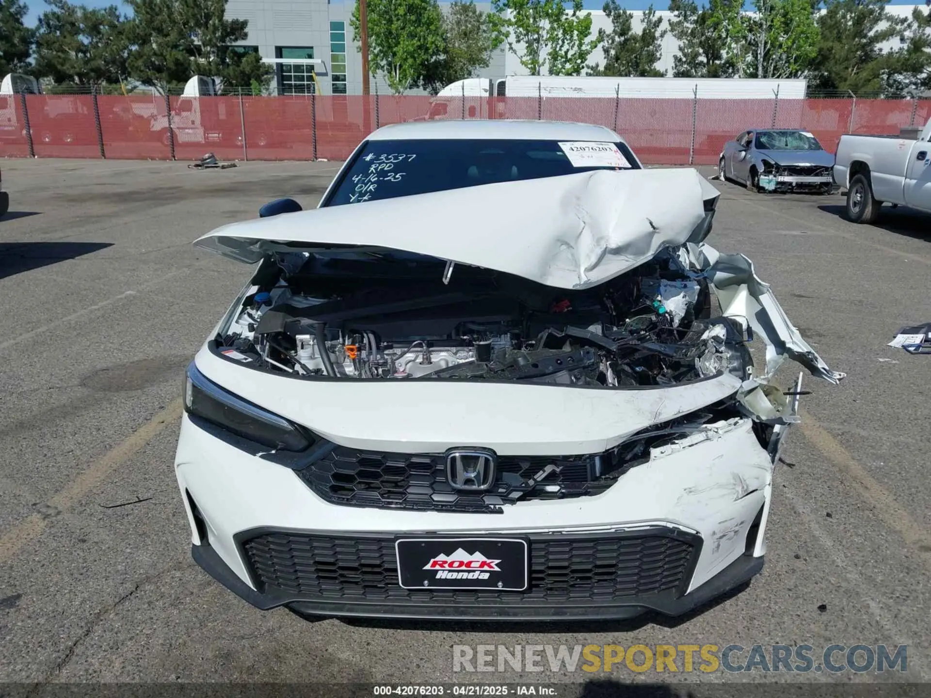 16 Photograph of a damaged car 2HGFE2F52SH576361 HONDA CIVIC 2025
