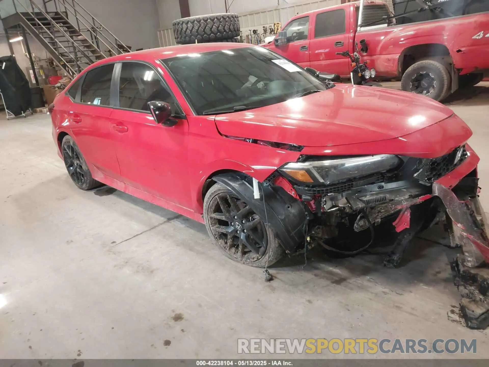 1 Photograph of a damaged car 2HGFE2F53SH503032 HONDA CIVIC 2025