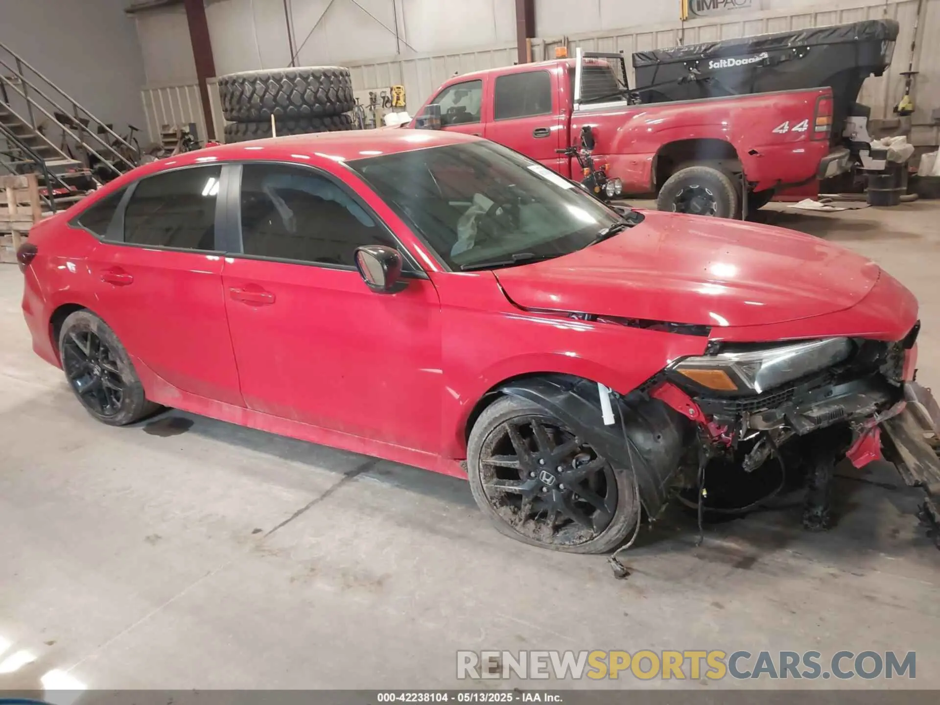13 Photograph of a damaged car 2HGFE2F53SH503032 HONDA CIVIC 2025