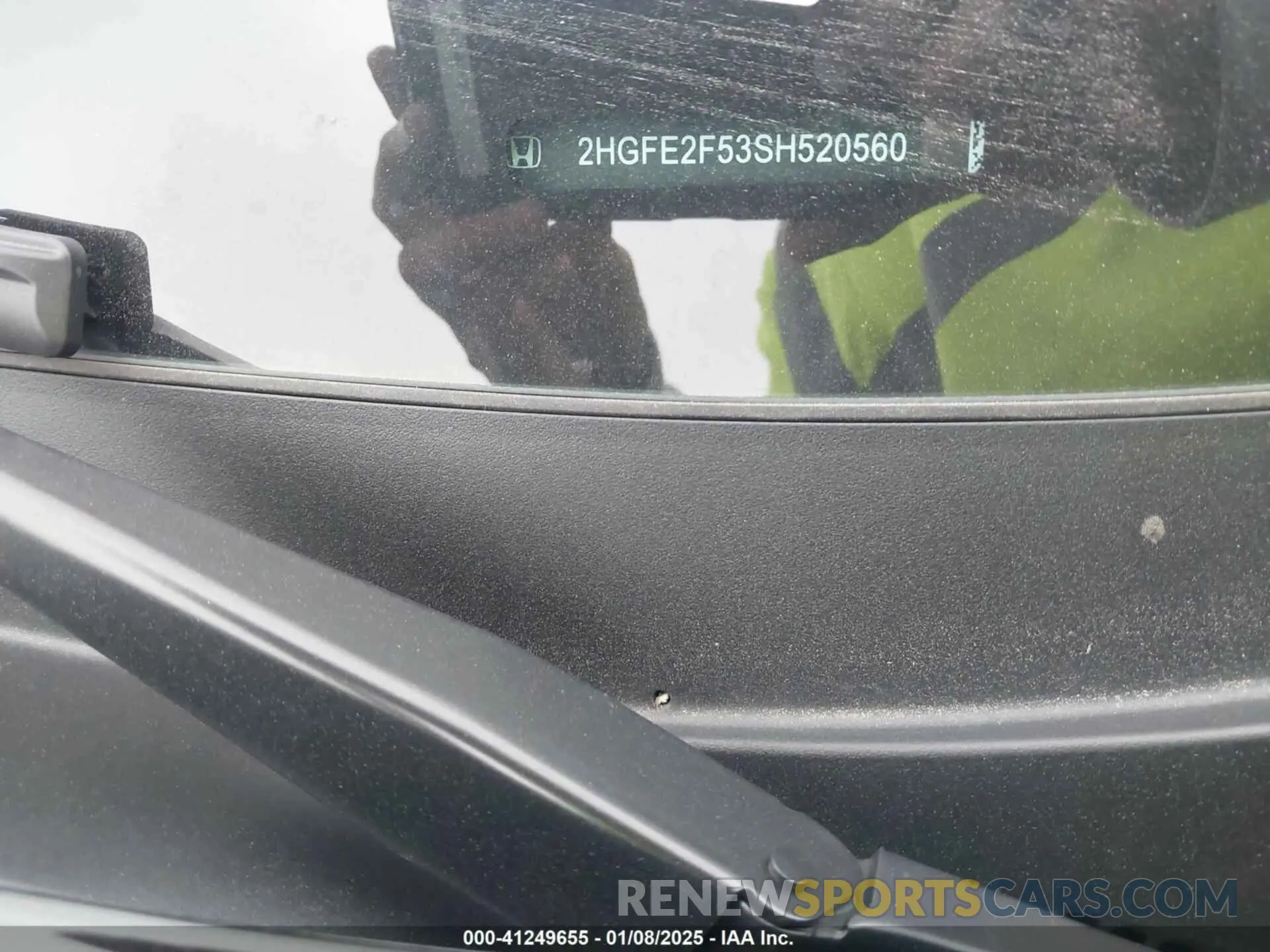 9 Photograph of a damaged car 2HGFE2F53SH520560 HONDA CIVIC 2025