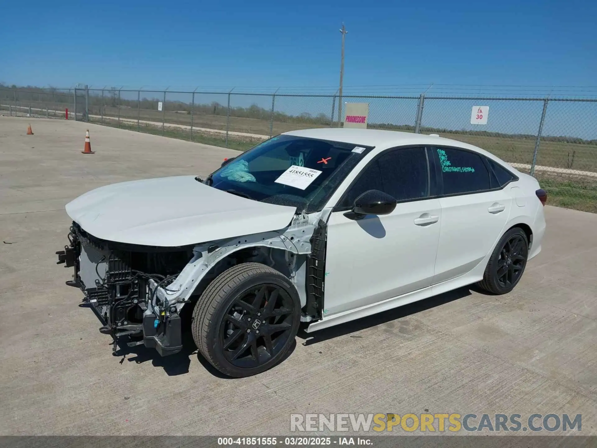 2 Photograph of a damaged car 2HGFE2F53SH545605 HONDA CIVIC 2025