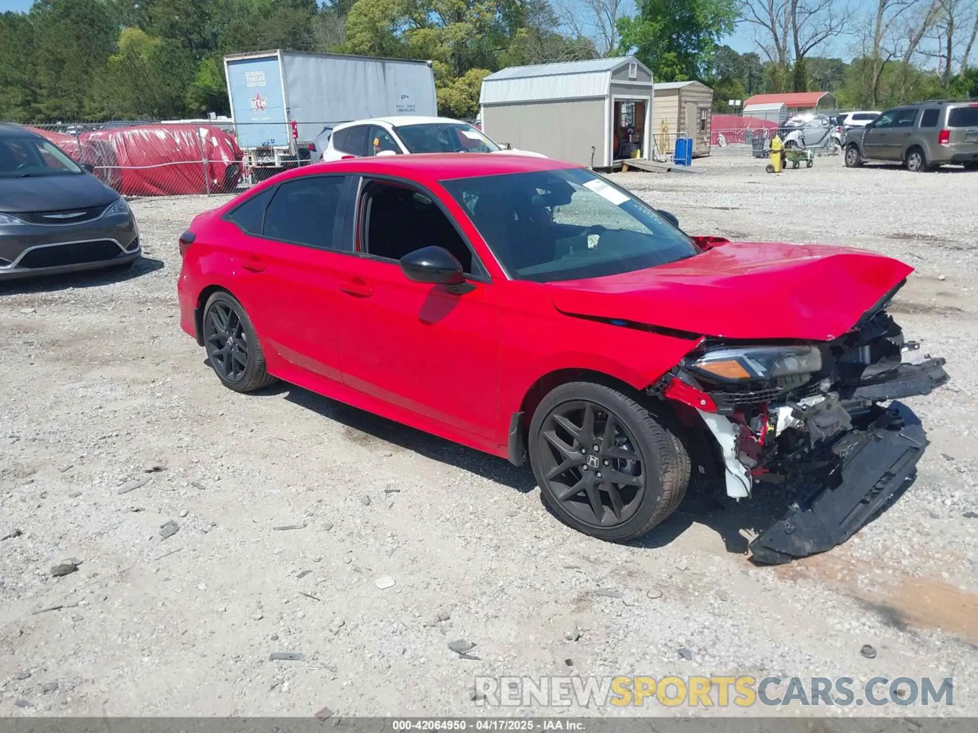 1 Photograph of a damaged car 2HGFE2F53SH556930 HONDA CIVIC 2025