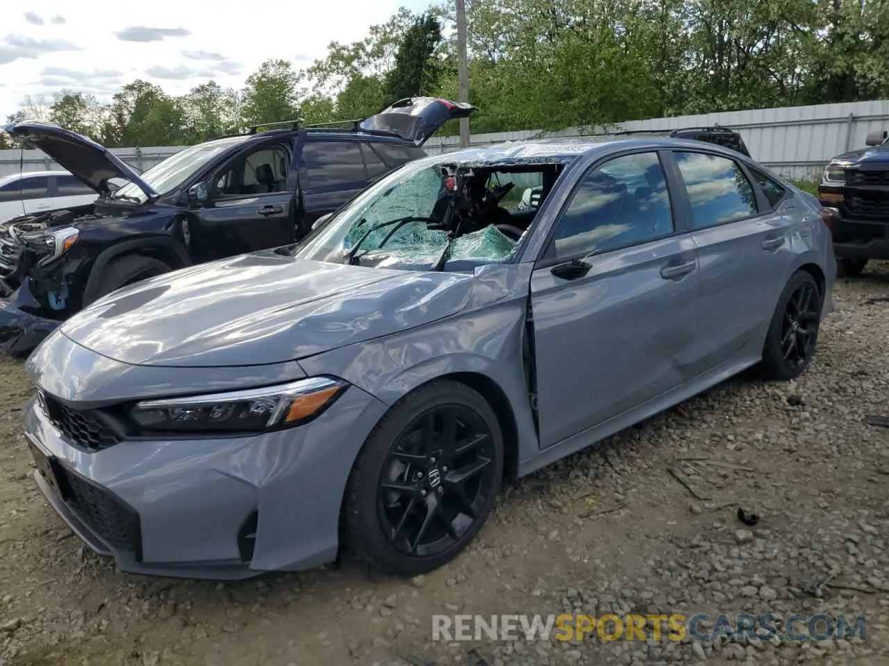 1 Photograph of a damaged car 2HGFE2F53SH557205 HONDA CIVIC 2025