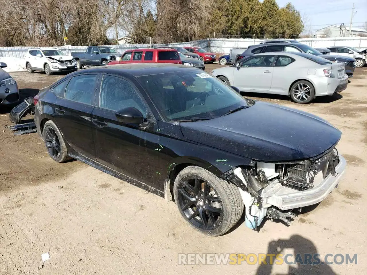 4 Photograph of a damaged car 2HGFE2F54SH101309 HONDA CIVIC 2025
