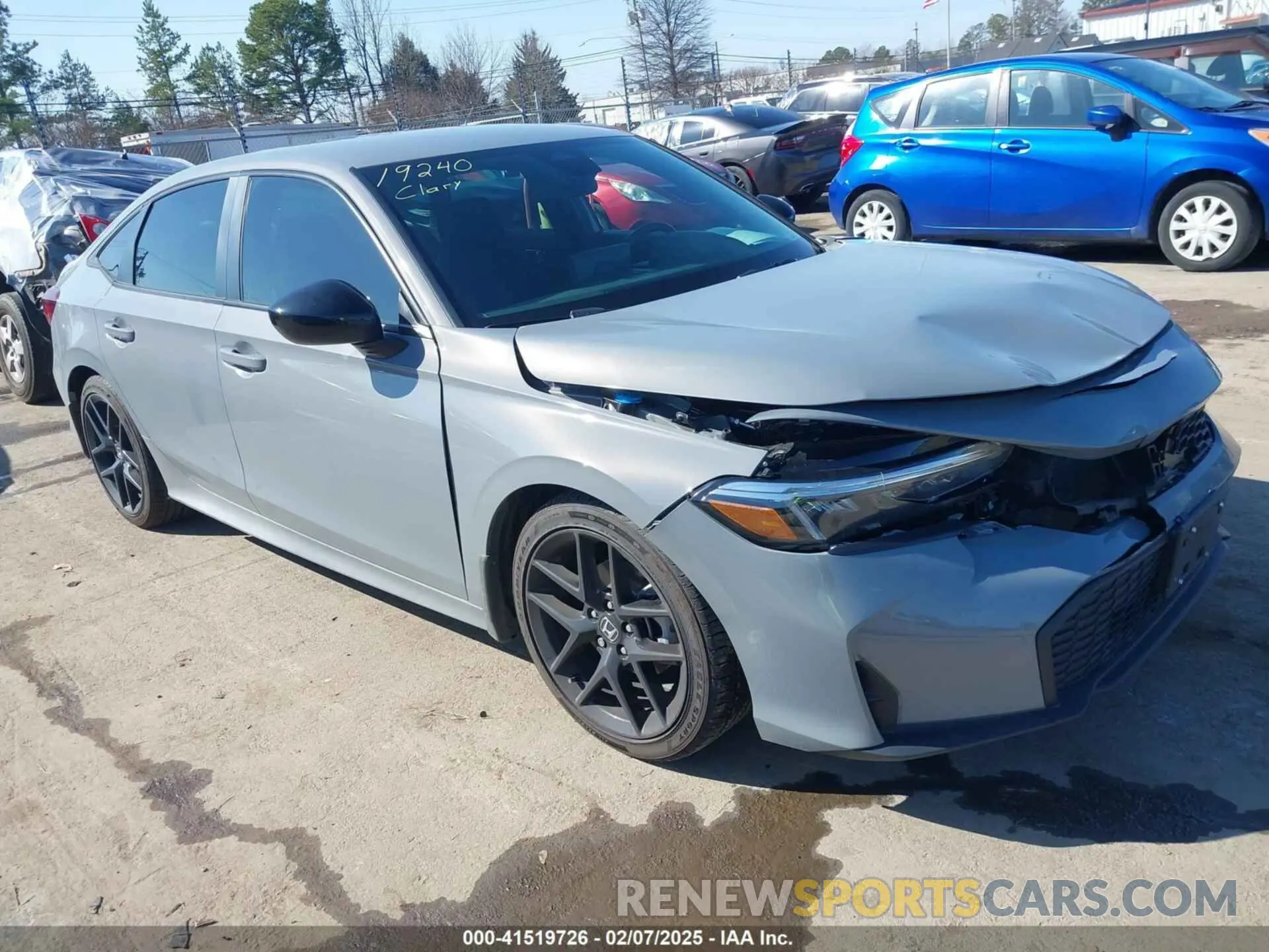 1 Photograph of a damaged car 2HGFE2F54SH507025 HONDA CIVIC 2025