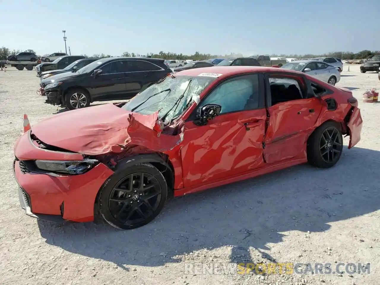 1 Photograph of a damaged car 2HGFE2F54SH524374 HONDA CIVIC 2025