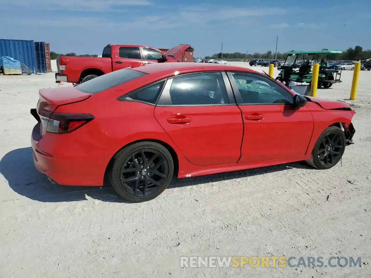 3 Photograph of a damaged car 2HGFE2F54SH524374 HONDA CIVIC 2025