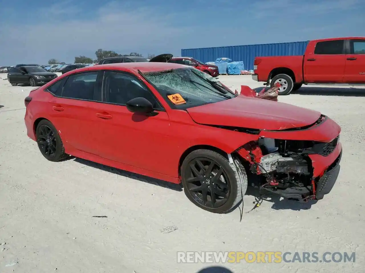 4 Photograph of a damaged car 2HGFE2F54SH524374 HONDA CIVIC 2025