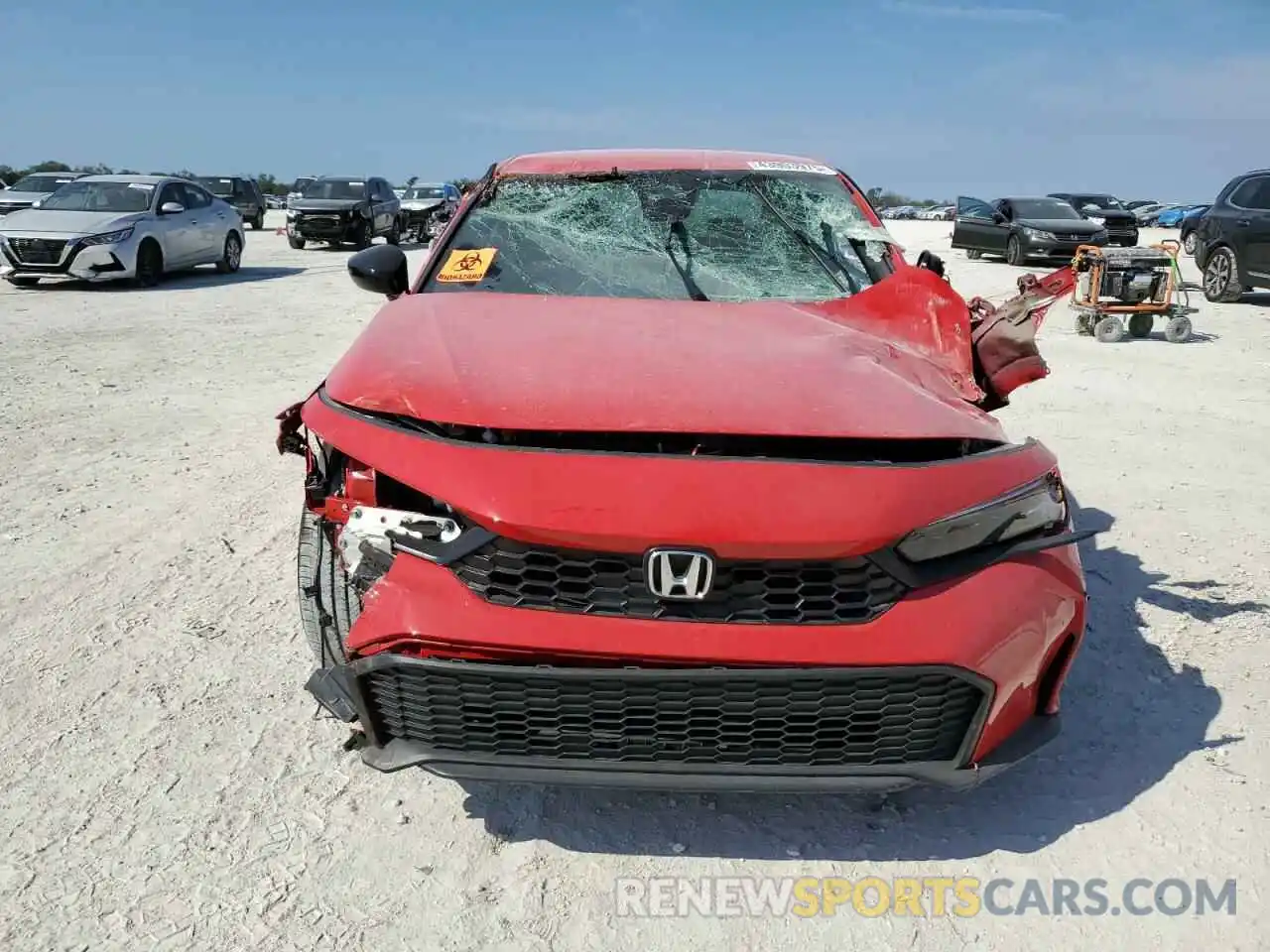 5 Photograph of a damaged car 2HGFE2F54SH524374 HONDA CIVIC 2025