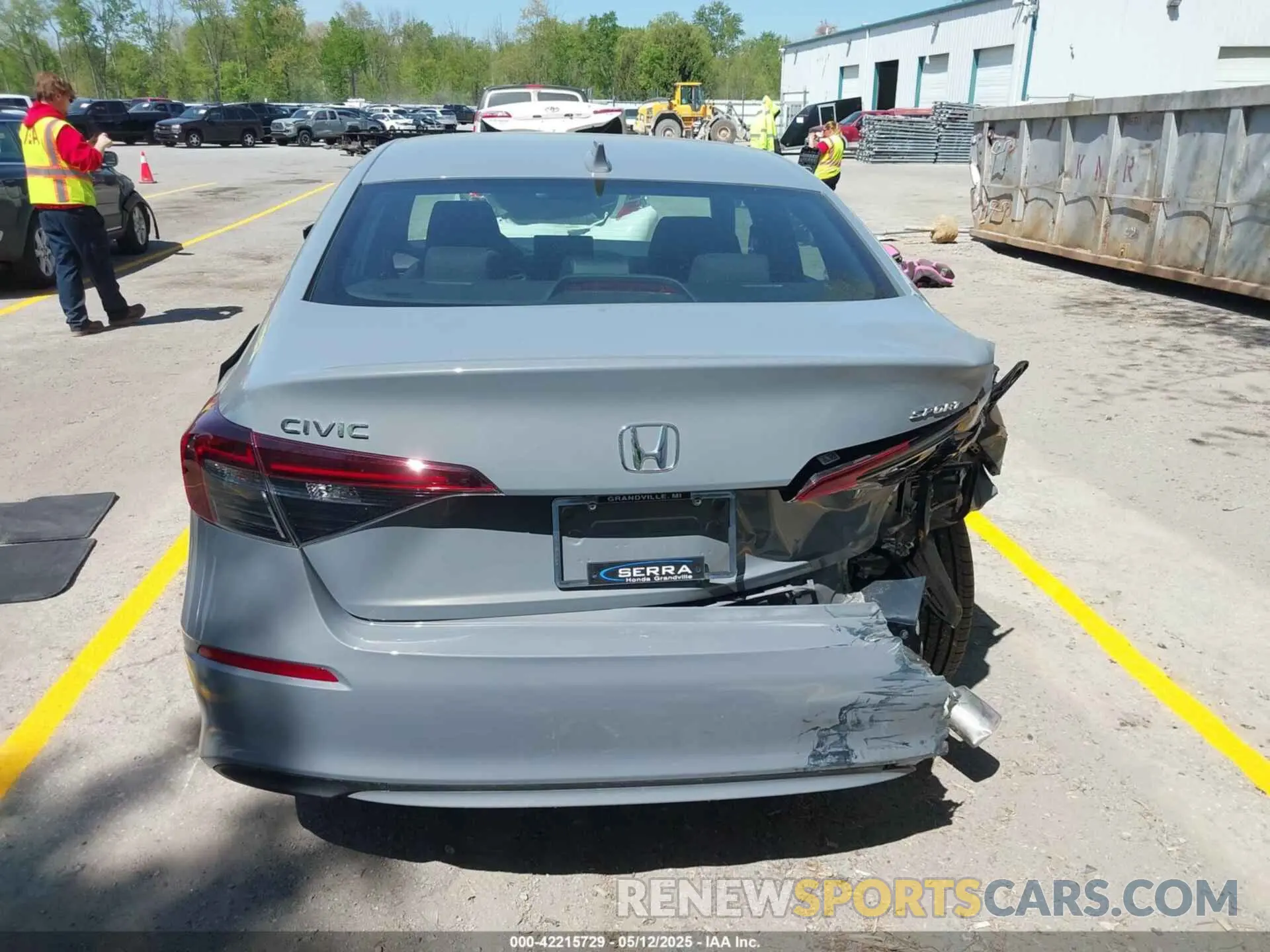 16 Photograph of a damaged car 2HGFE2F54SH546746 HONDA CIVIC 2025