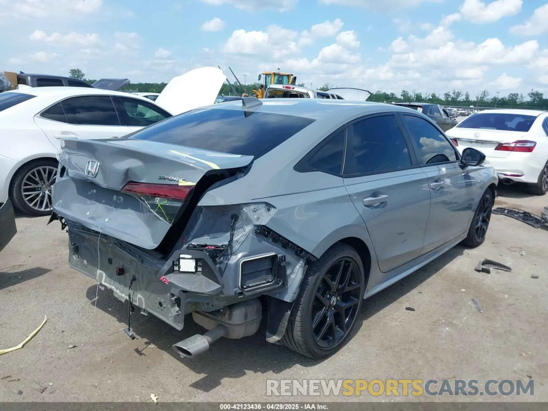 4 Photograph of a damaged car 2HGFE2F54SH564003 HONDA CIVIC 2025