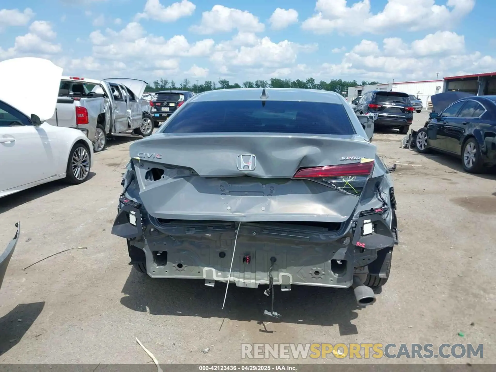 6 Photograph of a damaged car 2HGFE2F54SH564003 HONDA CIVIC 2025