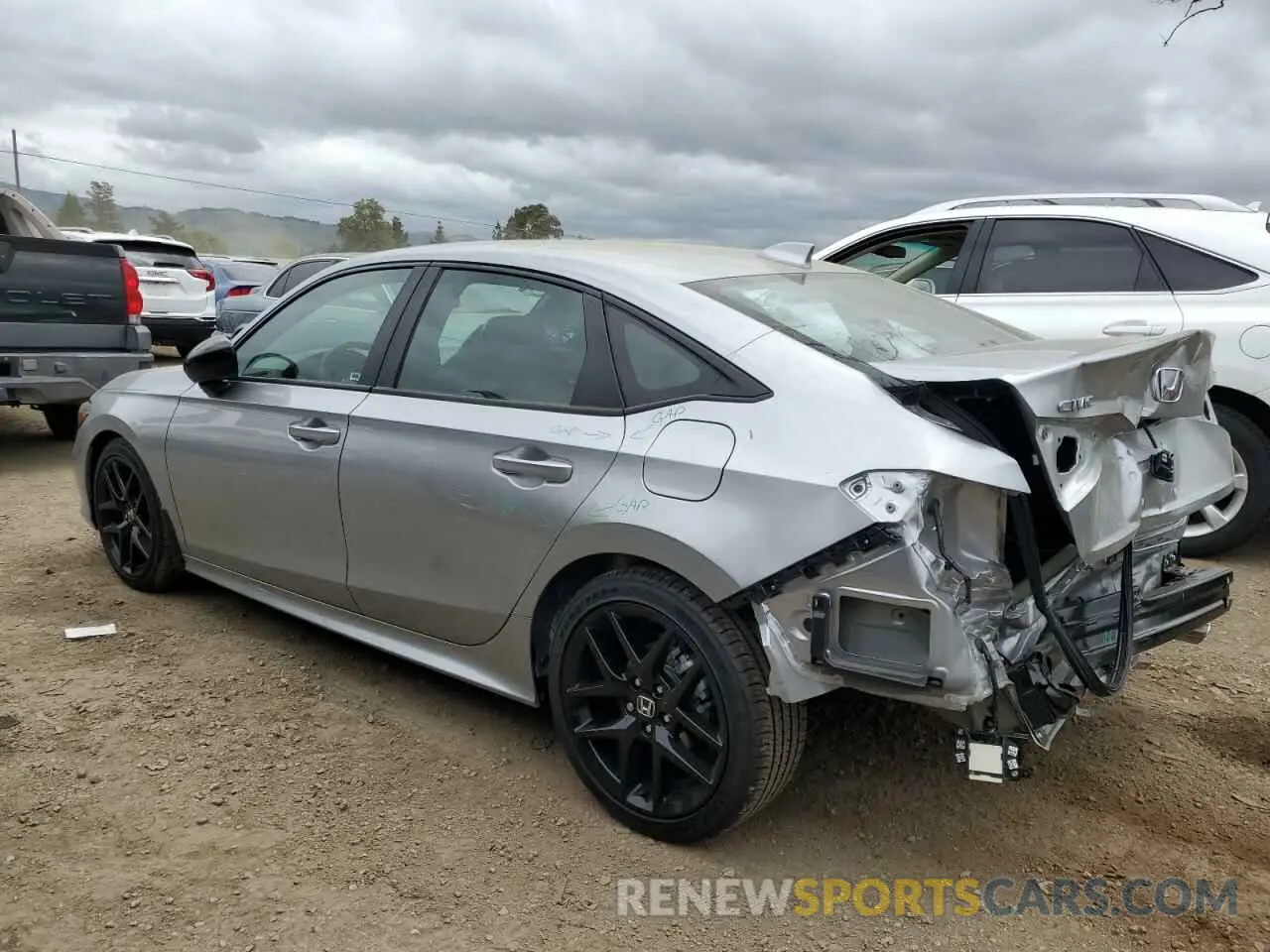 2 Photograph of a damaged car 2HGFE2F54SH571047 HONDA CIVIC 2025