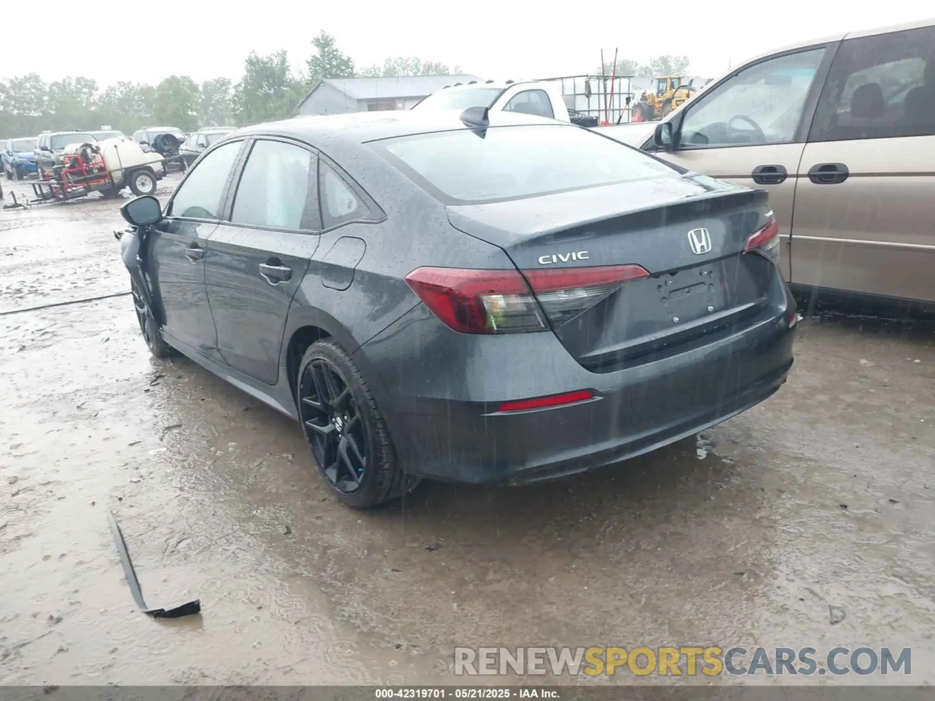 3 Photograph of a damaged car 2HGFE2F54SH574868 HONDA CIVIC 2025