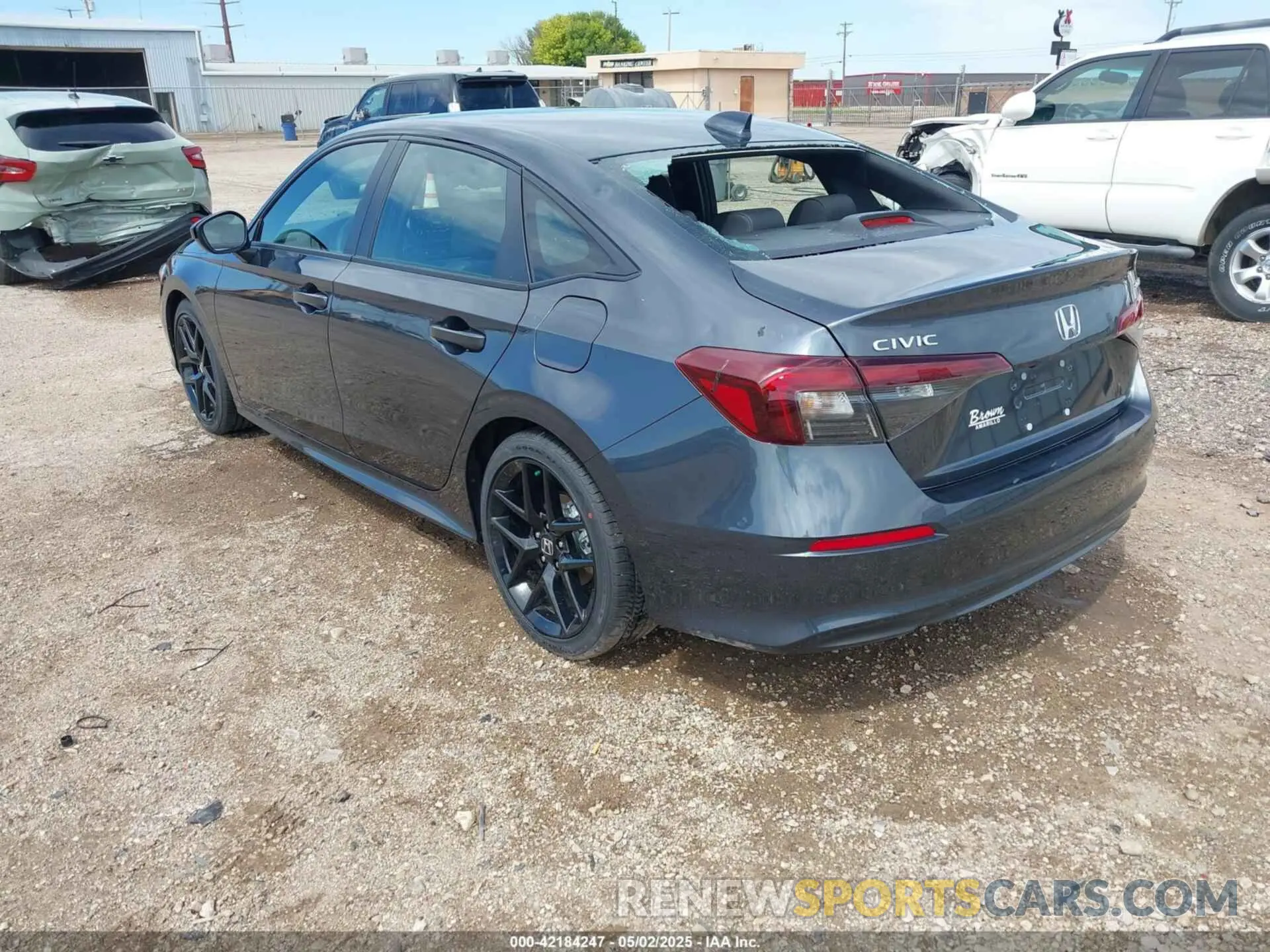 3 Photograph of a damaged car 2HGFE2F54SH581948 HONDA CIVIC 2025