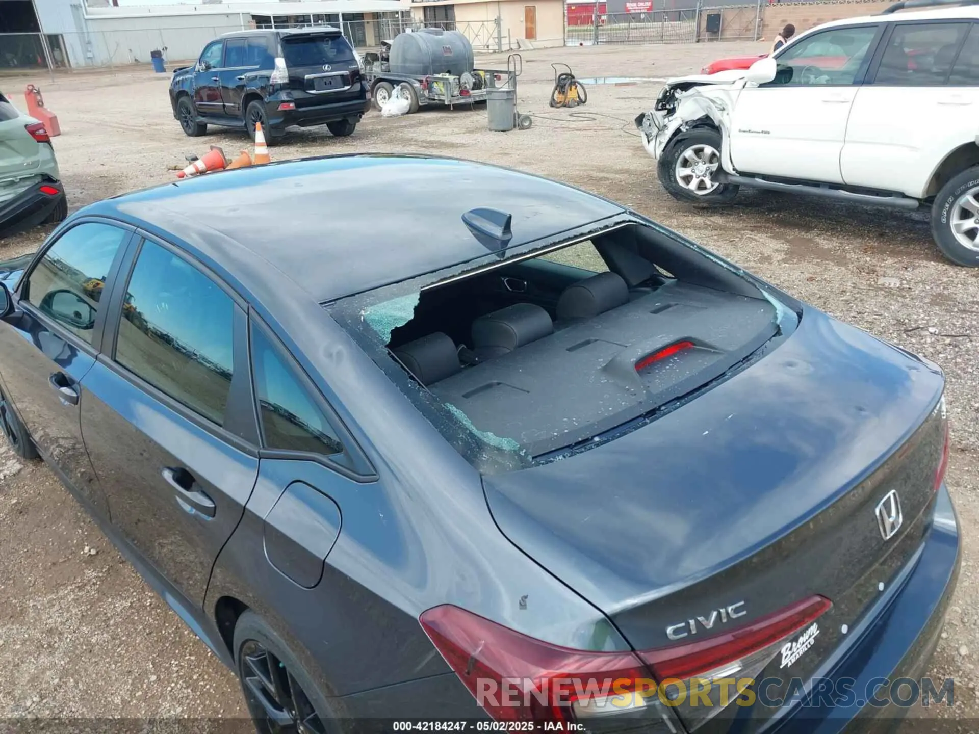 6 Photograph of a damaged car 2HGFE2F54SH581948 HONDA CIVIC 2025