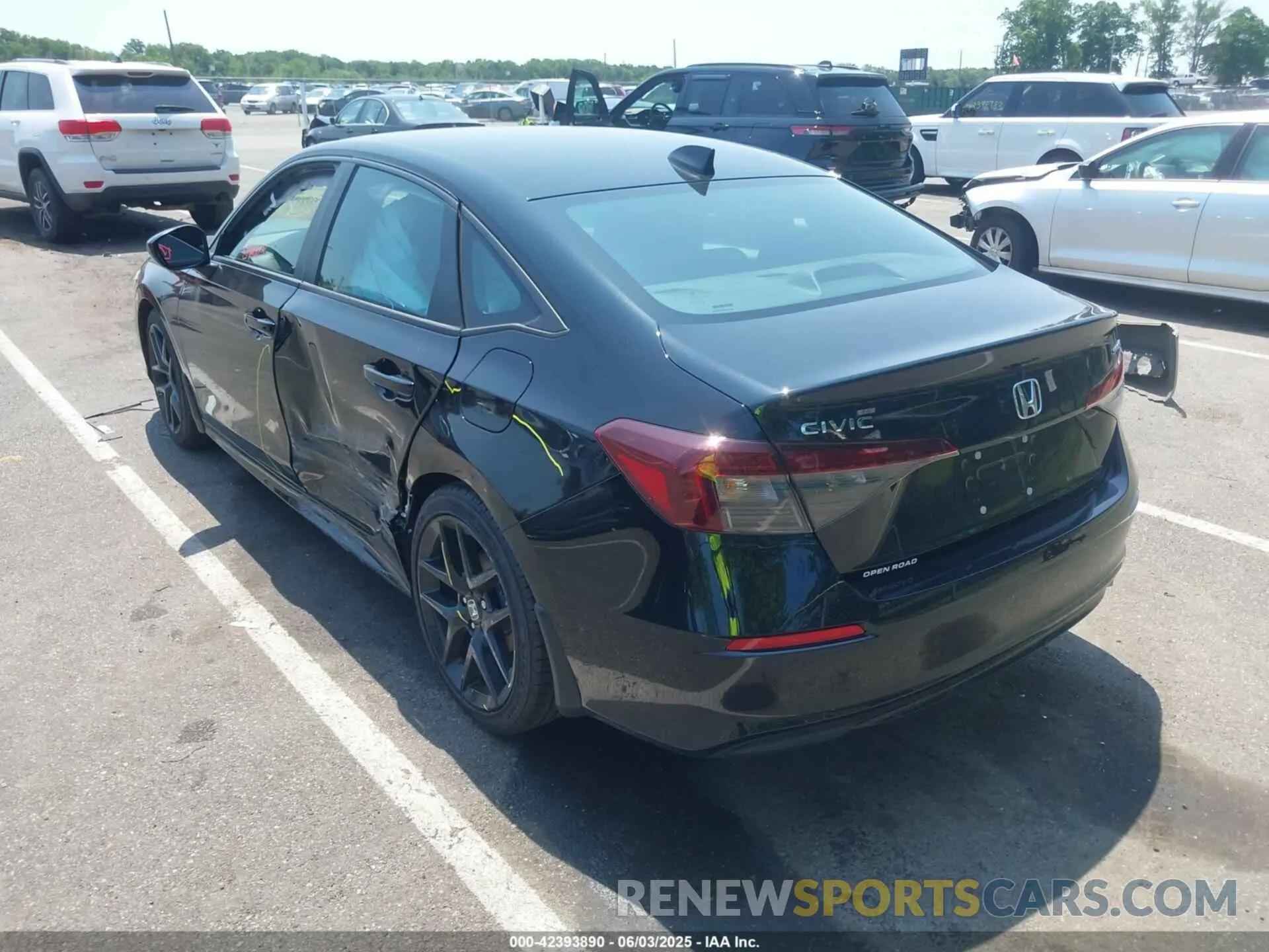 3 Photograph of a damaged car 2HGFE2F54SH594134 HONDA CIVIC 2025