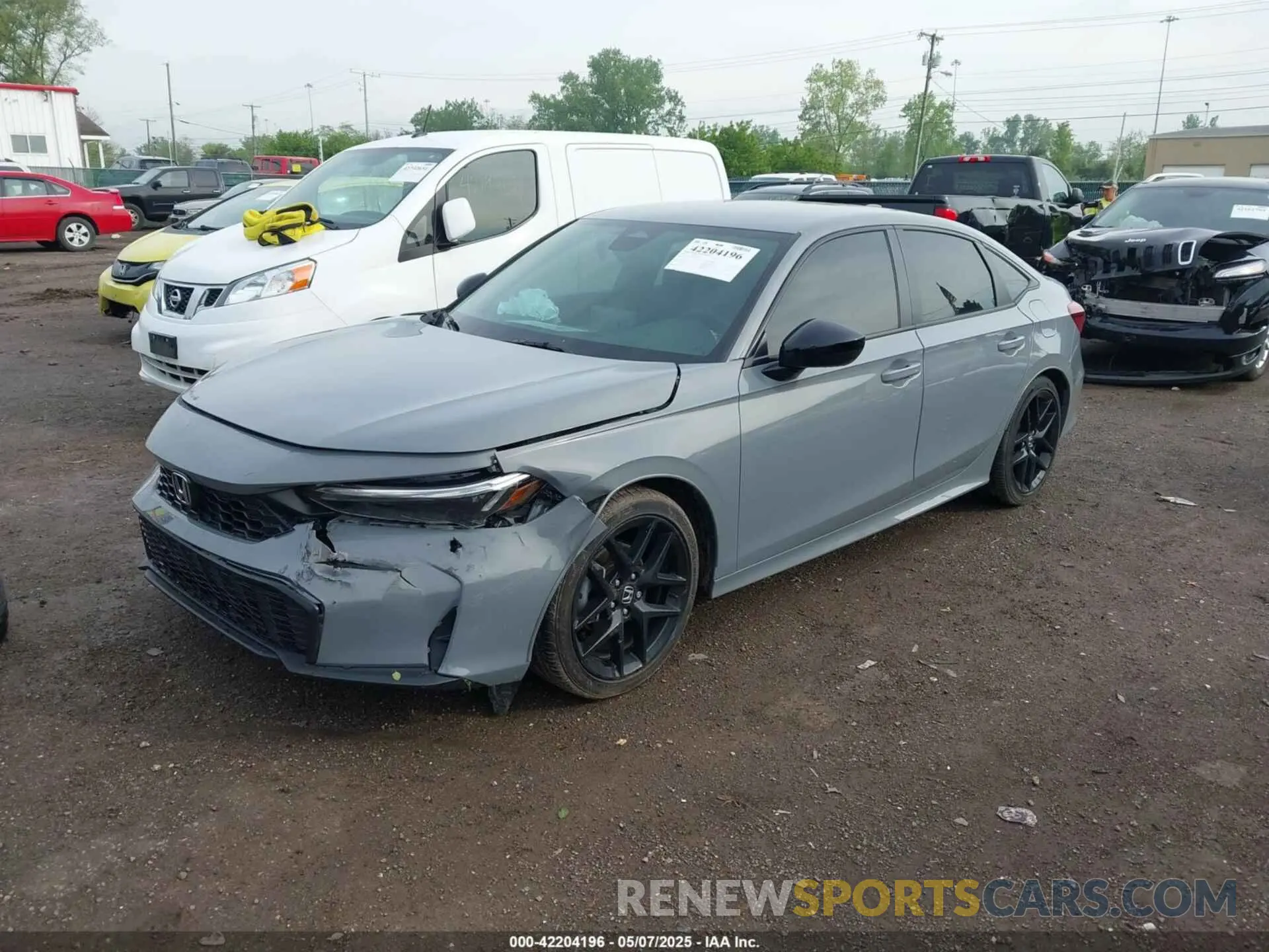 2 Photograph of a damaged car 2HGFE2F55SH514257 HONDA CIVIC 2025