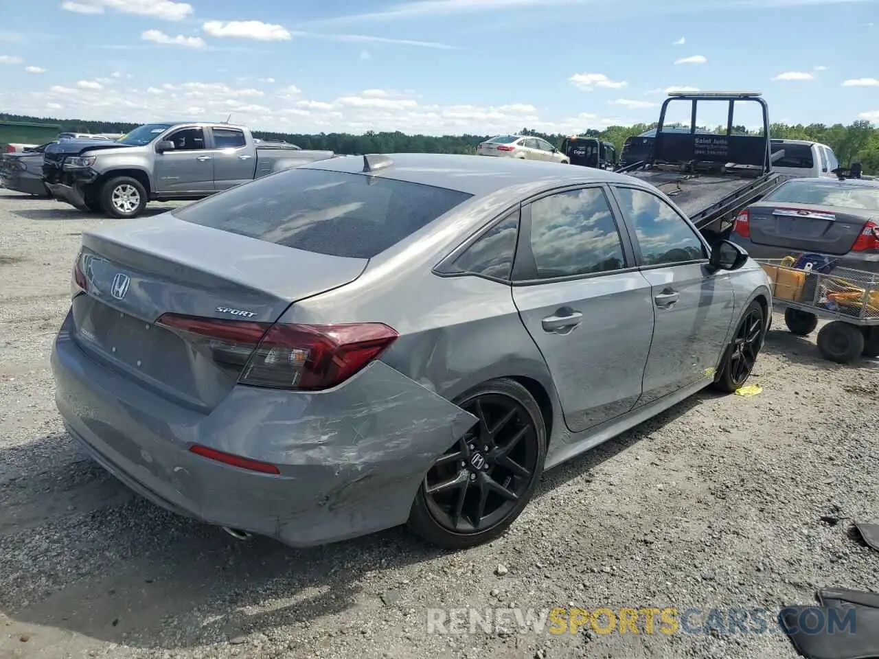 3 Photograph of a damaged car 2HGFE2F55SH517840 HONDA CIVIC 2025