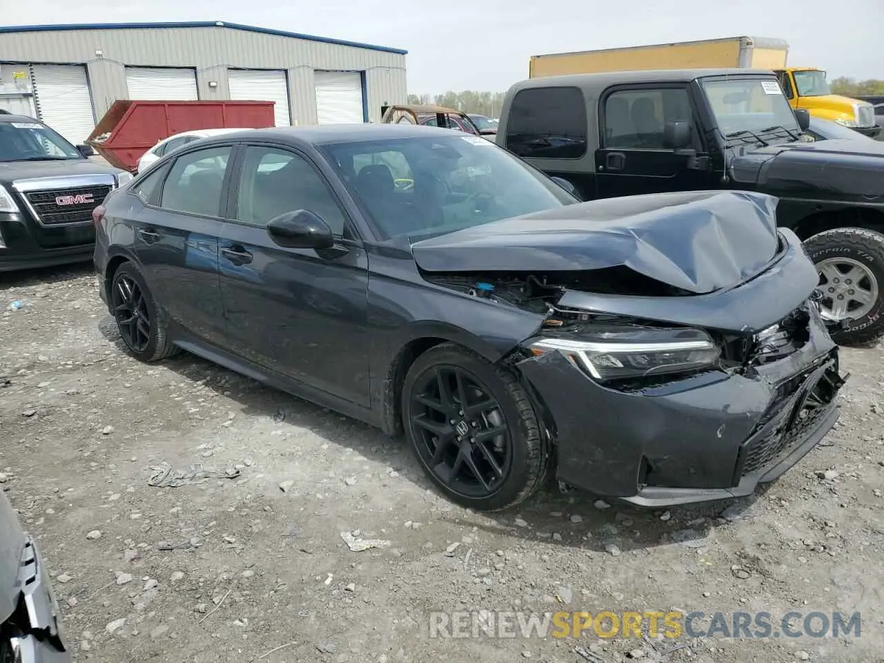 4 Photograph of a damaged car 2HGFE2F55SH521502 HONDA CIVIC 2025