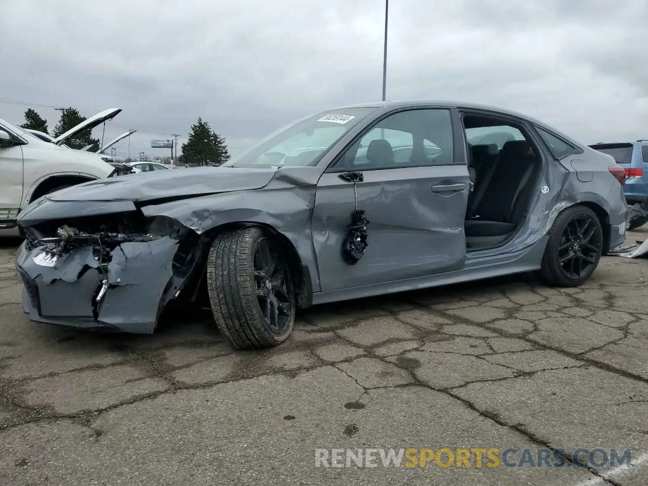 1 Photograph of a damaged car 2HGFE2F55SH534587 HONDA CIVIC 2025