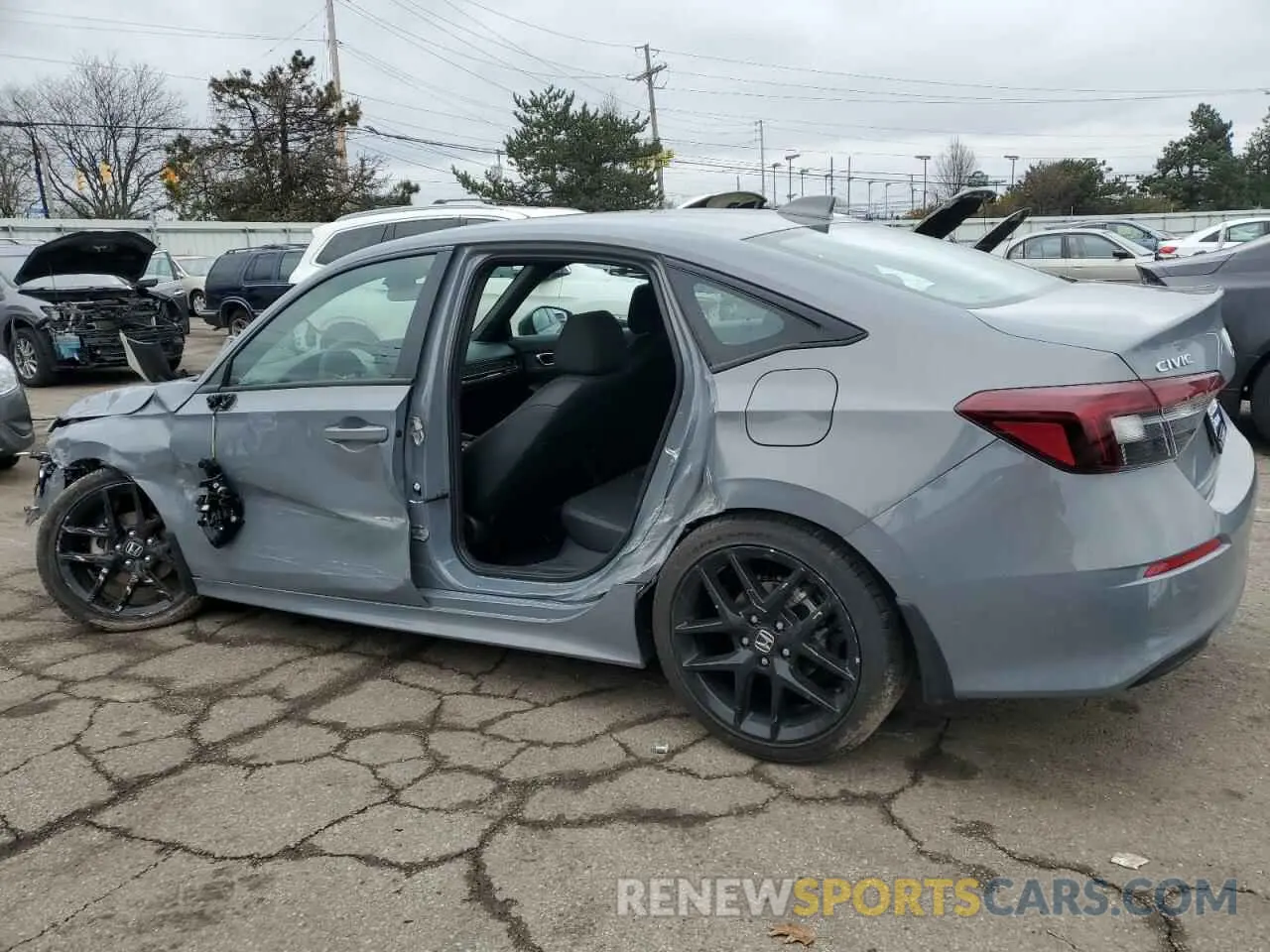 2 Photograph of a damaged car 2HGFE2F55SH534587 HONDA CIVIC 2025