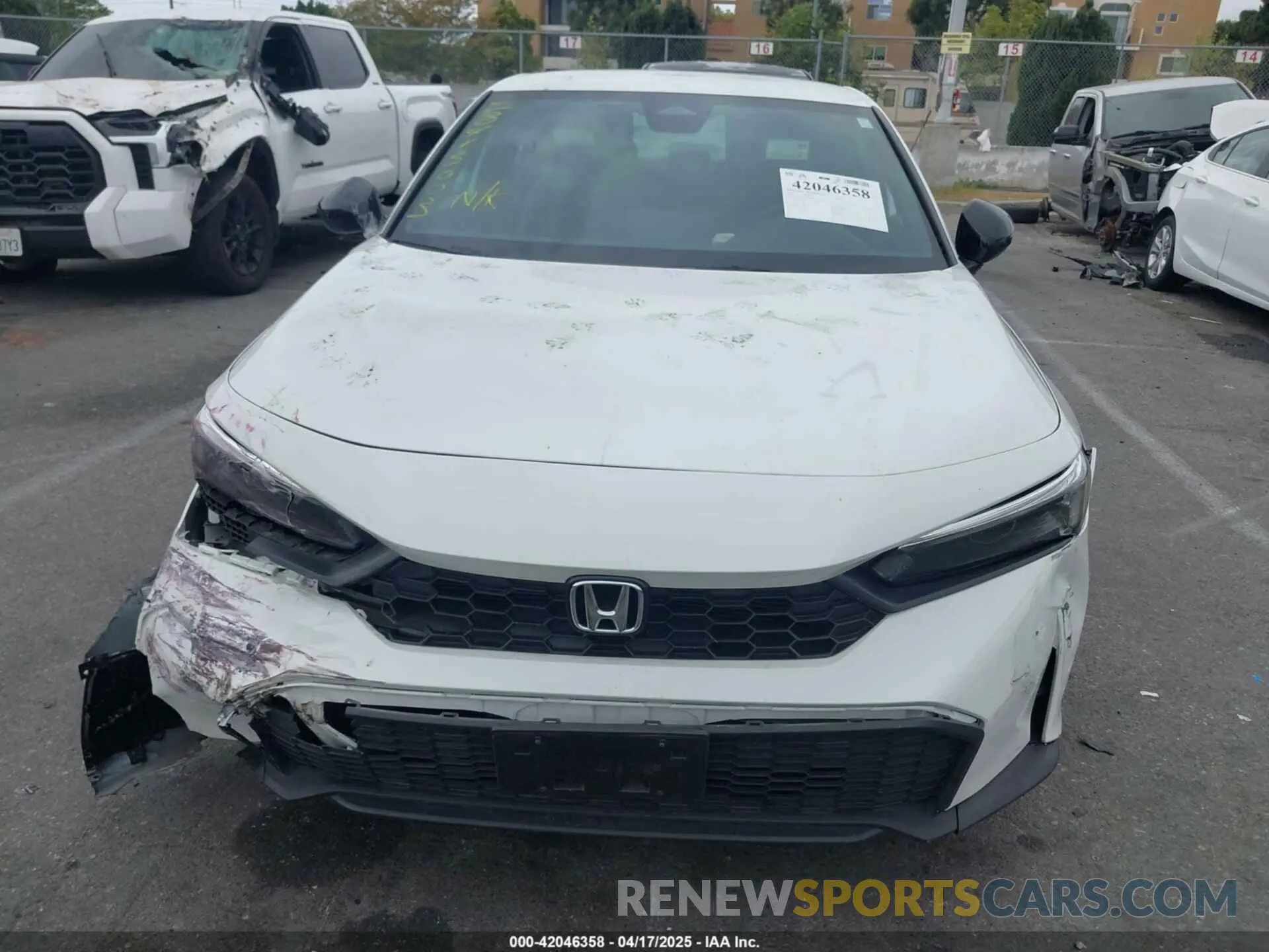 11 Photograph of a damaged car 2HGFE2F55SH536680 HONDA CIVIC 2025