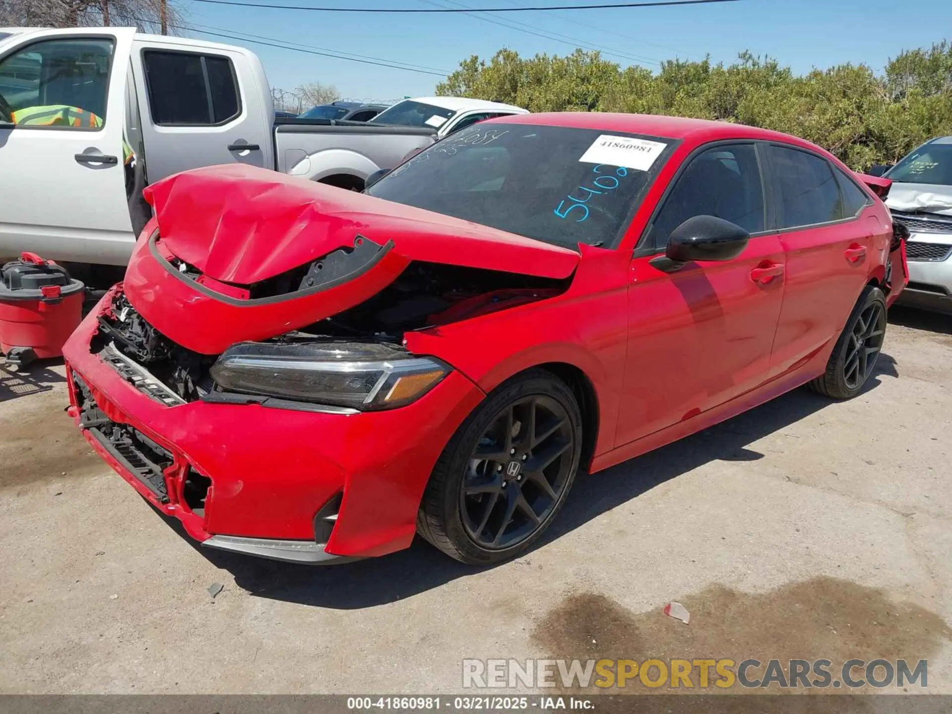 2 Photograph of a damaged car 2HGFE2F55SH540275 HONDA CIVIC 2025