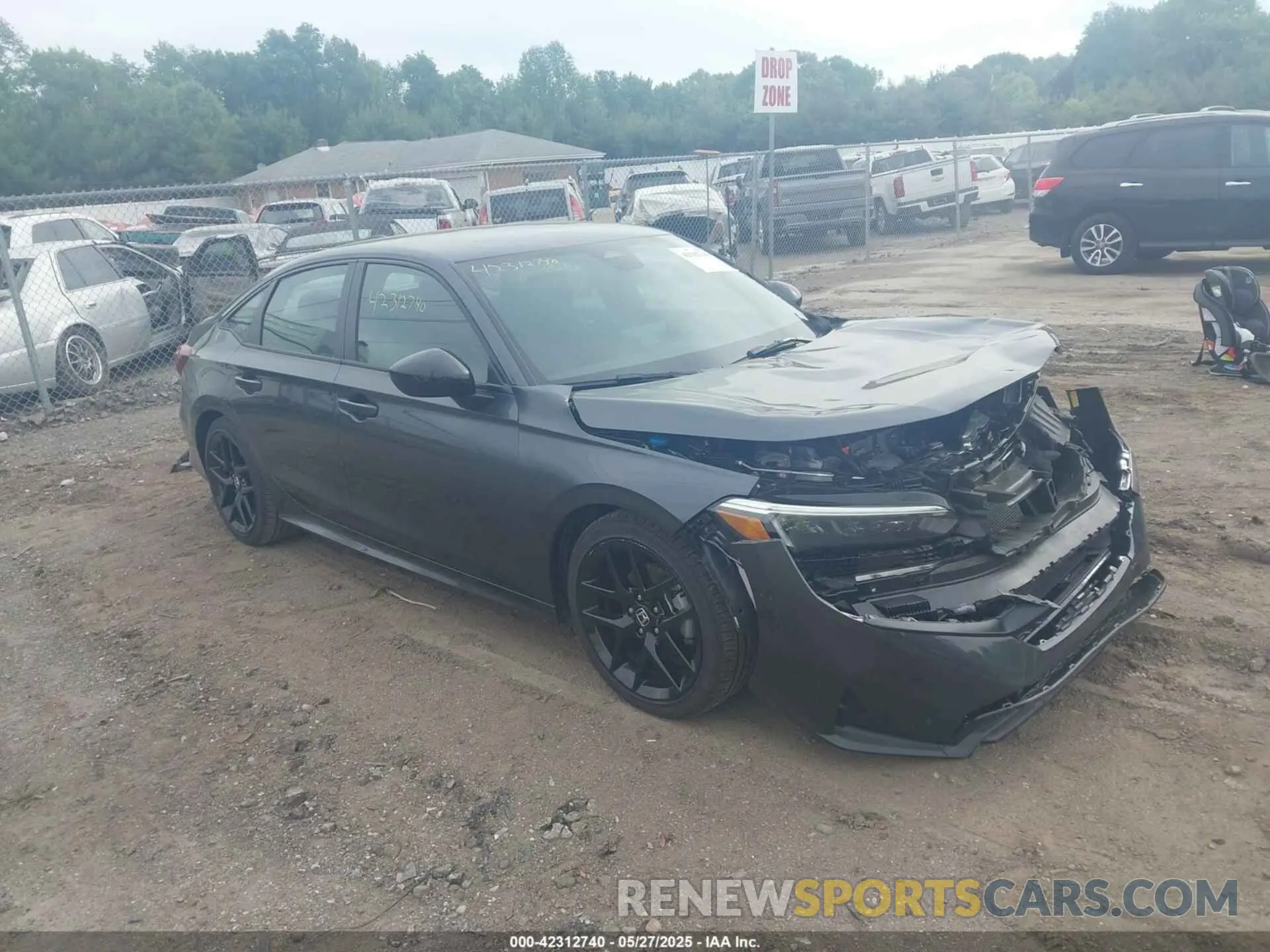 1 Photograph of a damaged car 2HGFE2F55SH552183 HONDA CIVIC 2025