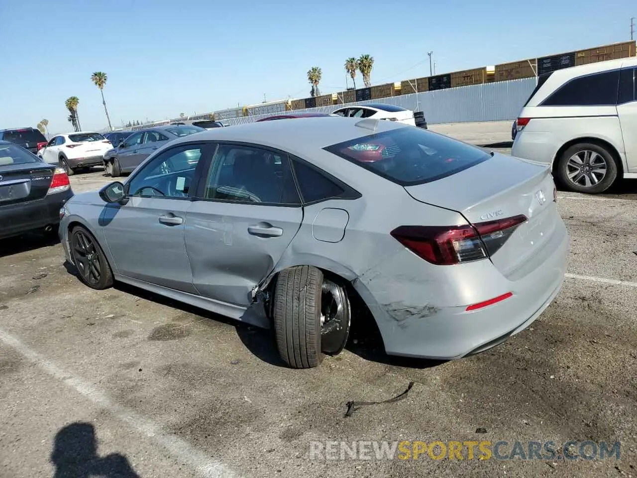 2 Photograph of a damaged car 2HGFE2F55SH562664 HONDA CIVIC 2025