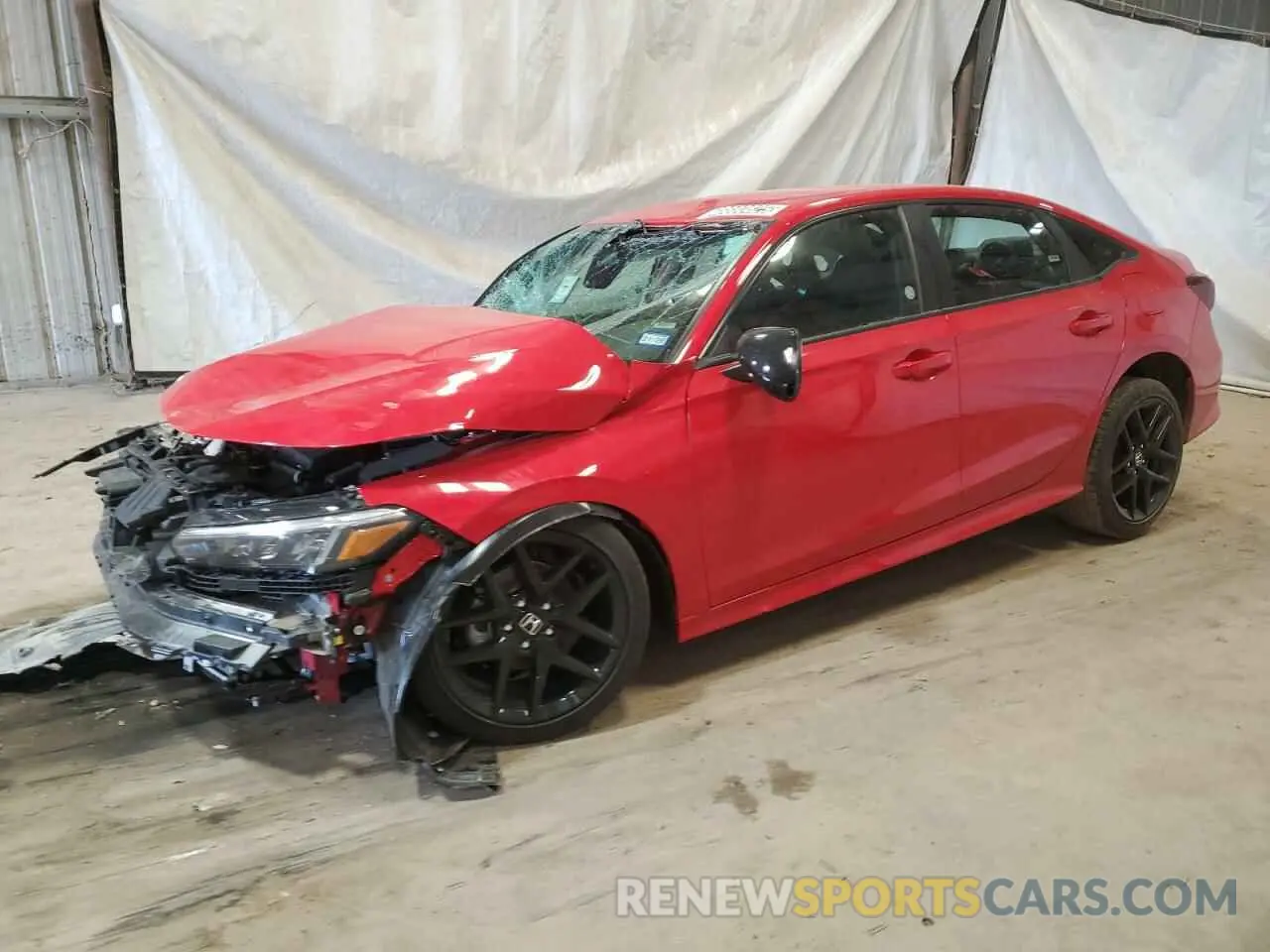 1 Photograph of a damaged car 2HGFE2F55SH569128 HONDA CIVIC 2025