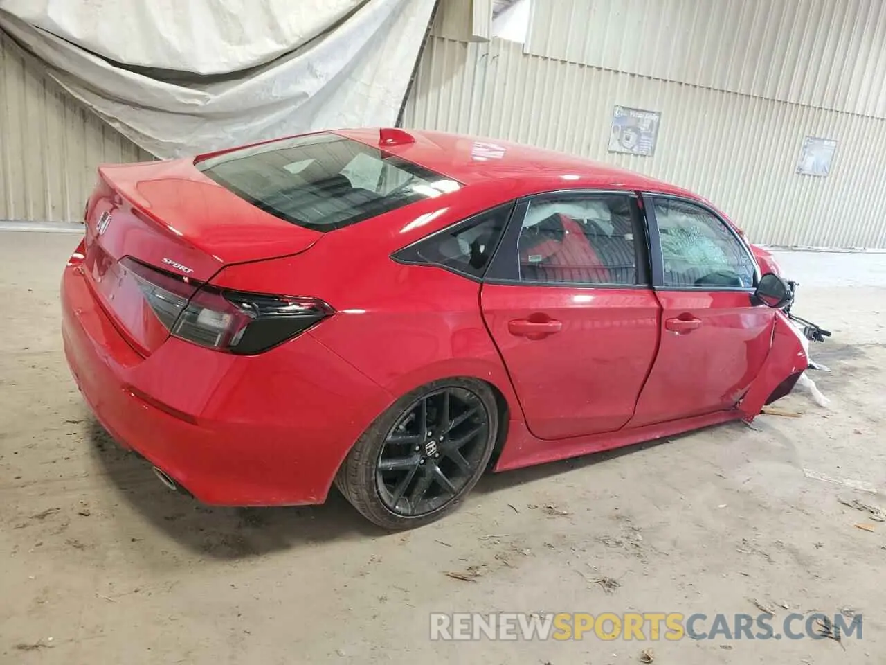 3 Photograph of a damaged car 2HGFE2F55SH569128 HONDA CIVIC 2025