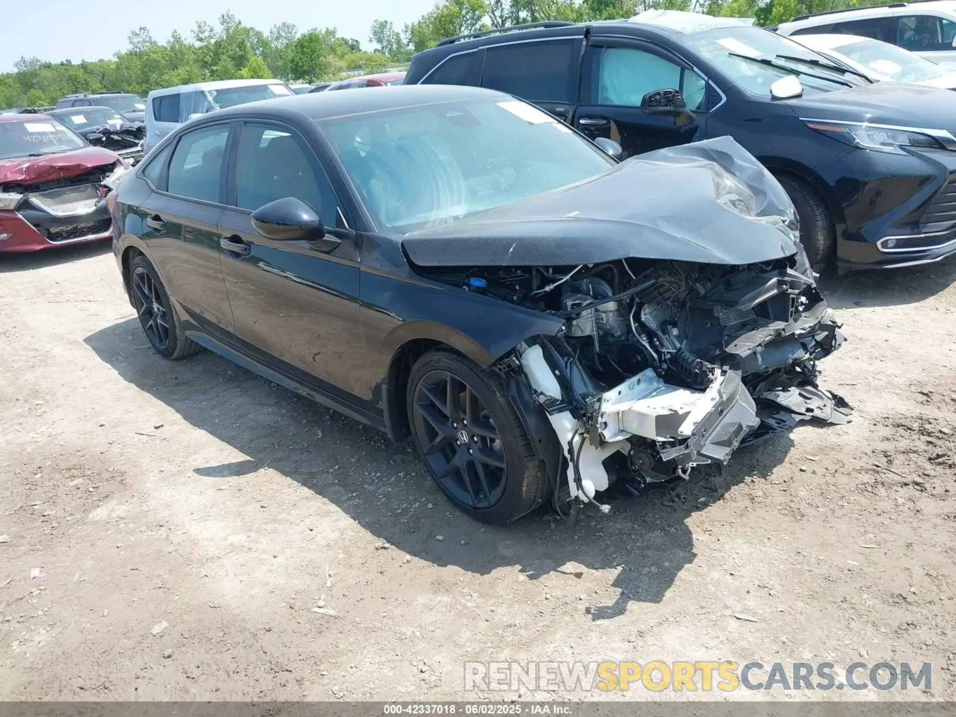 1 Photograph of a damaged car 2HGFE2F55SH579075 HONDA CIVIC 2025