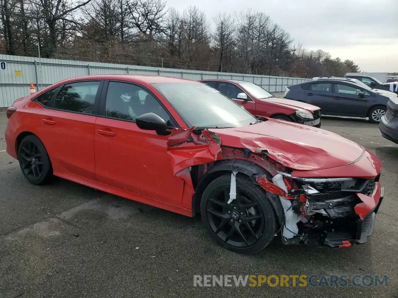4 Photograph of a damaged car 2HGFE2F56SH501274 HONDA CIVIC 2025